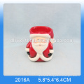 New christmas ornaments,ceramic indoor santa claus with led light